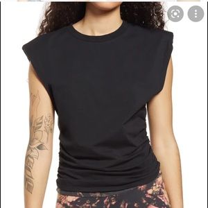 AFRM Billie Side Ruched Crop Tank